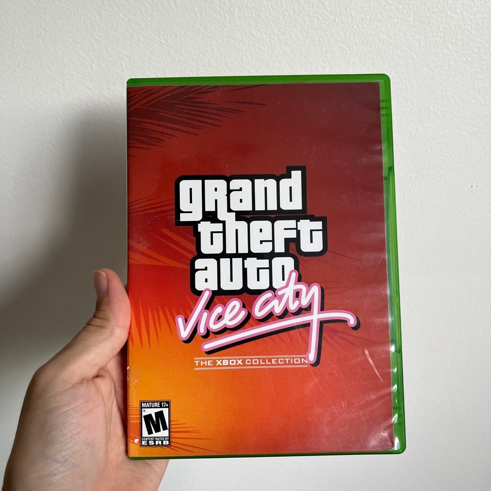Grand Theft Auto Vice City Xbox Original The Xbox Collection CIB with Manual